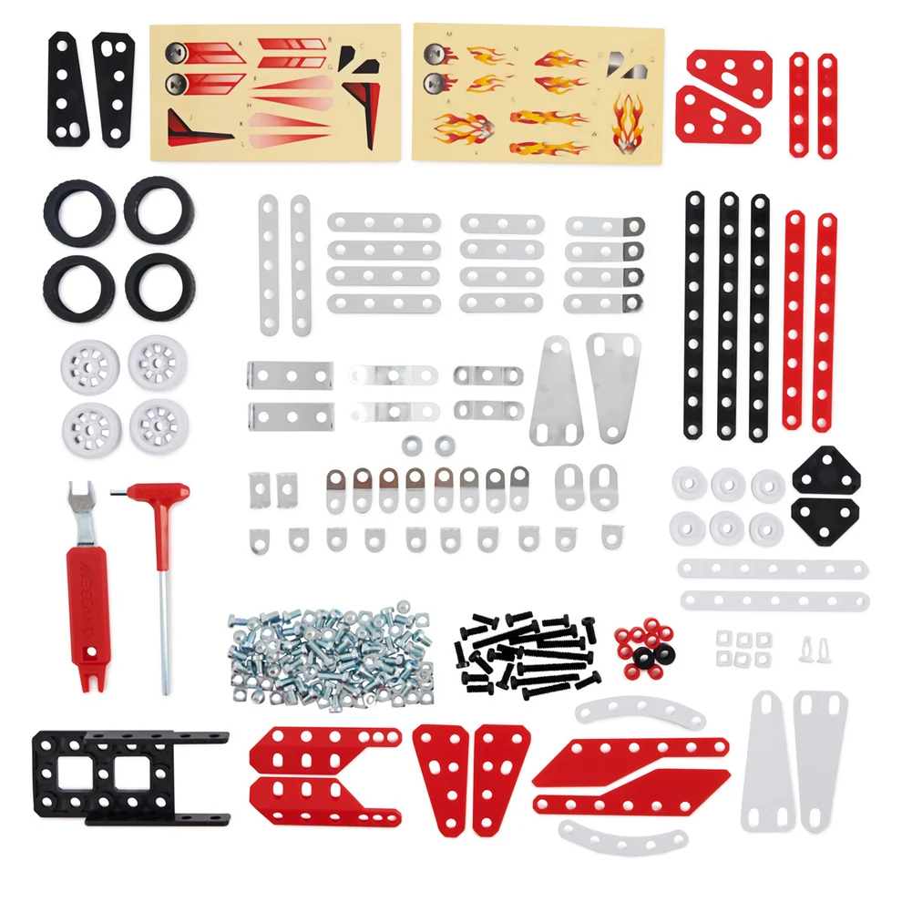 Meccano 10 in 1 Racing Vehicles Construction Set - Image 2