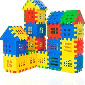 DEJUN Interlocking Children's Building Block Toys