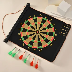 Double-Sided Magnetic Dart Board