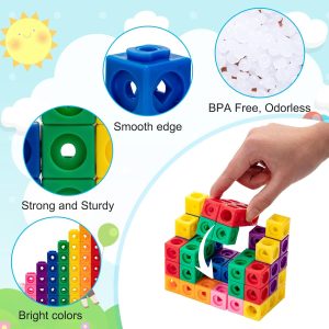 Alternative view of Snap Cube Building Blocks – 117 pieces