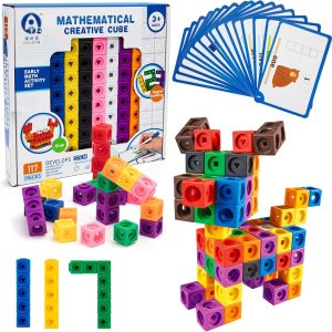 Snap Cube Building Blocks – 117 pieces